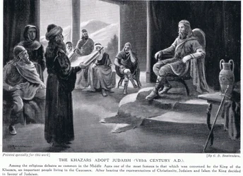 Die Chasaren nehmen das Judentum an, VIII. Jahrhundert n. Chr.